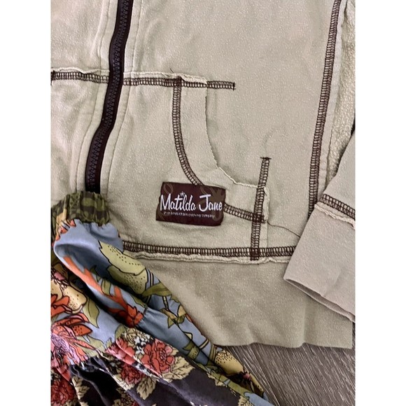 Lot Of 2 Matilda Jane Outfit 2 Pc Clothes Set Hoodie Shirt Skirt Set Size 6 XS - Picture 6 of 11